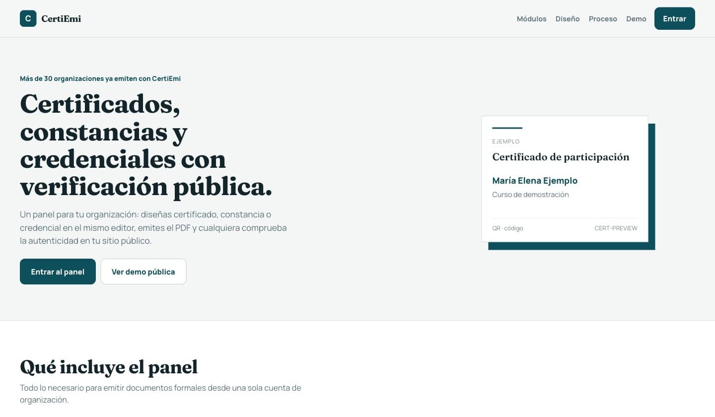 Captura de CertiEmi
