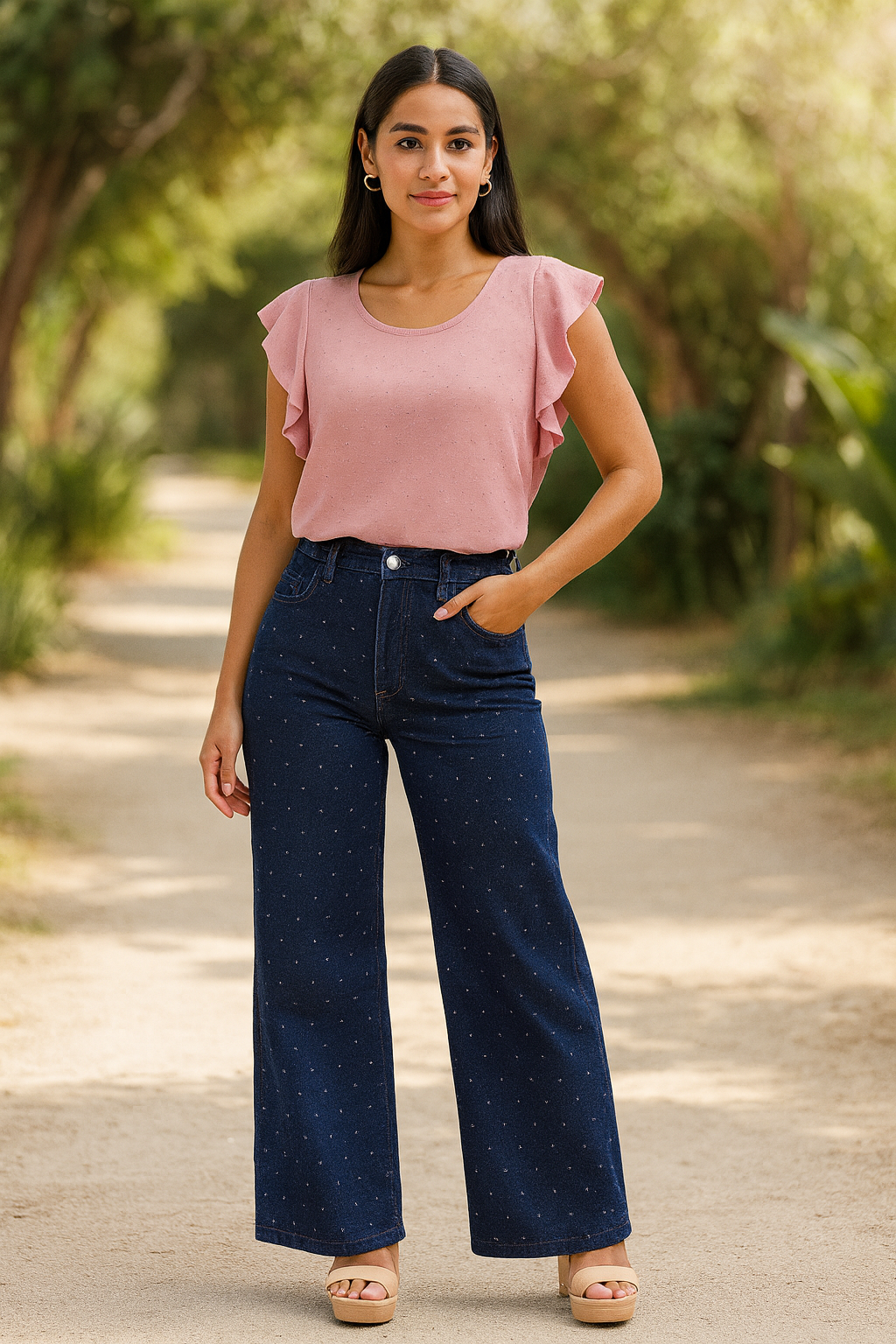 Modelo con pantalón - Resultado IA